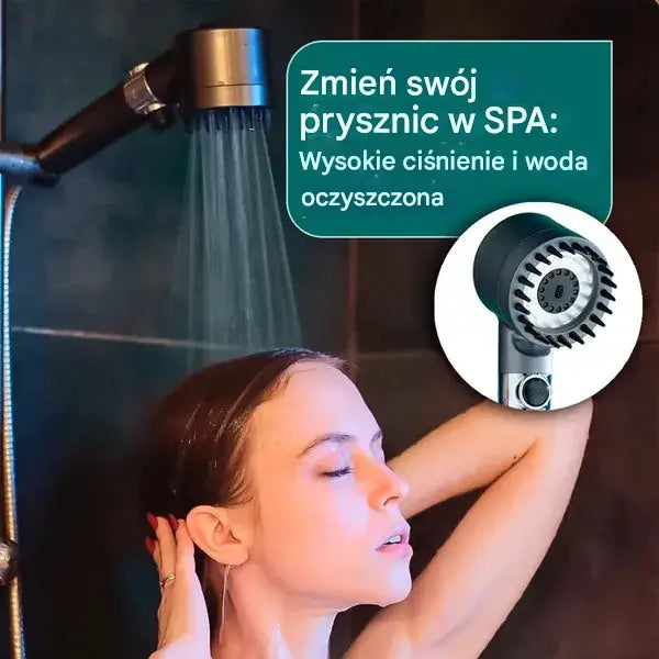 HidraSpa Max – Słuchawka prysznicowa wysokociśnieniowa z filtrem.